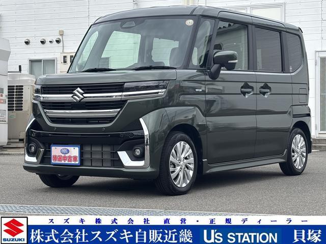 スペーシア　カスタム(スズキ) カスタム　ＨＹＢＲＩＤ　ＧＳ　全方位カメ 中古車画像
