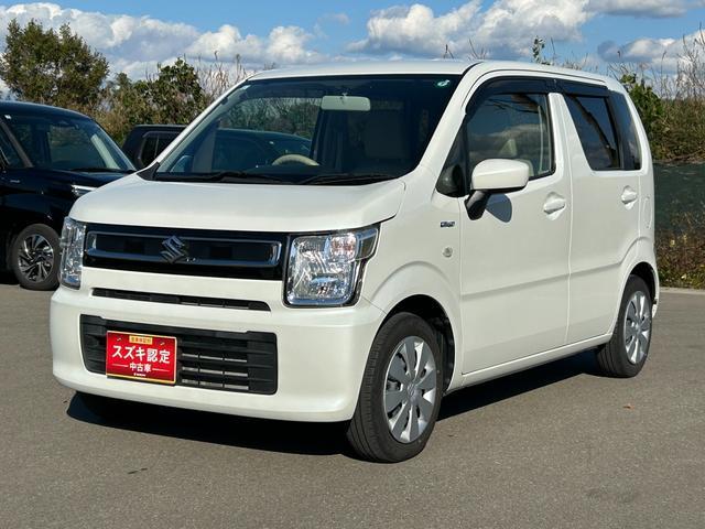 ワゴンＲ　４ＷＤ(スズキ) ＨＹＢＲＩＤ　ＦＸ　４ＷＤ　純正ナビ　シ 中古車画像