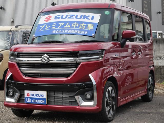 スペーシア　カスタム(スズキ) カスタム　ＨＹＢＲＩＤ　ＸＳターボ　純正 中古車画像