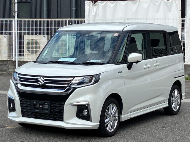 ソリオ(スズキ) ＨＹＢＲＩＤ　ＭＺ　２型　９インチナビ 中古車画像