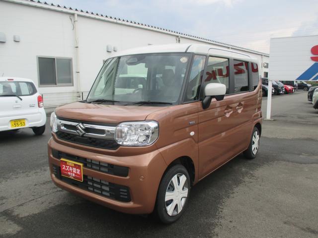 スペーシア　４ＷＤ(スズキ) ＨＹＢＲＩＤ　Ｘ　４ＷＤ　ＣＶＴ　衝突被 中古車画像