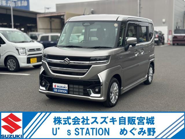 スペーシア　カスタム　４ＷＤ(スズキ) ＨＹＢＲＩＤ　ＧＳ　４ＷＤ／ＣＶＴ　９イ 中古車画像