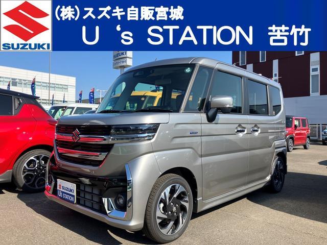 スペーシア　カスタム　４ＷＤ(スズキ) ＨＹＢＲＩＤ　ＸＳターボ　４ＷＤ　オーデ 中古車画像