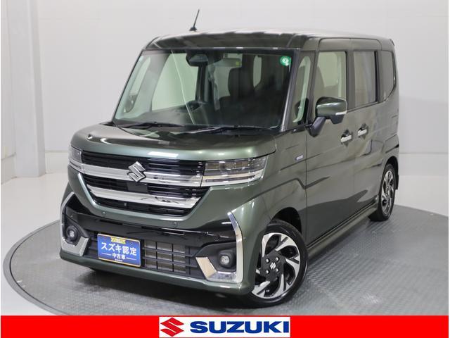 スペーシア　カスタム　４ＷＤ(スズキ) カスタム　ＨＹＢＲＩＤ　ＸＳターボ　純正 中古車画像