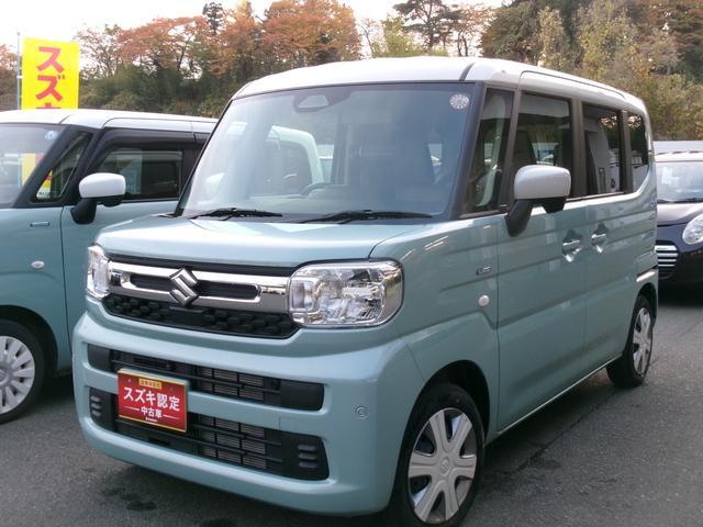 スペーシア　４ＷＤ(スズキ) ＨＹＢＲＩＤ　Ｘ　４ＷＤ　ＣＶＴ　衝突被 中古車画像