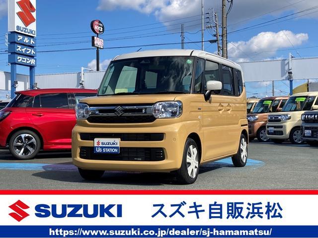 スペーシア(スズキ) ＨＹＢＲＩＤ　Ｘ　衝突被害軽減ブレーキ 中古車画像