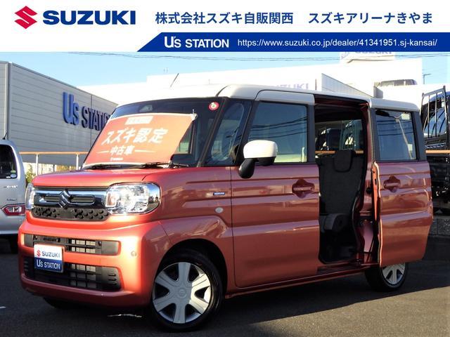 スペーシア(スズキ) ＨＹＢＲＩＤ　Ｘ　スズキセーフティサポー 中古車画像
