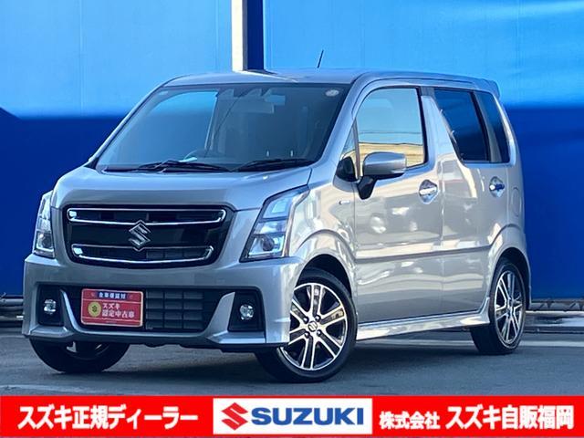 ワゴンＲ　スティングレー(スズキ) ＨＹＢＲＩＤ　Ｔ　４型　パドルシフト／サ 中古車画像