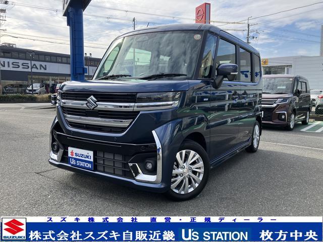 スペーシア　カスタム(スズキ) カスタム　ＨＹＢＲＩＤ　ＧＳ　全方位モニ 中古車画像