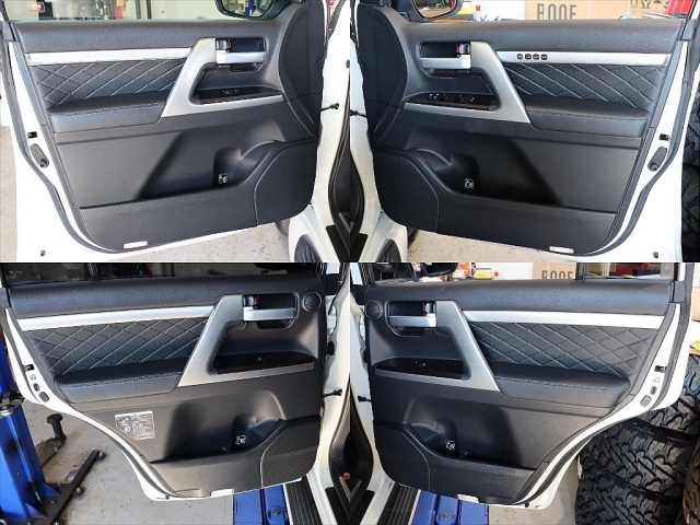 ドア内張り！シート同様キルティングで統一感があります！