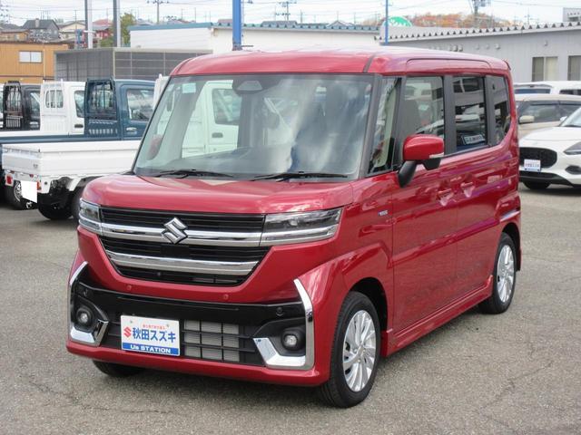 スペーシア　カスタム　４ＷＤ(スズキ) ＨＹＢＲＩＤ　ＧＳ　４ＷＤ　衝突軽減Ｂ 中古車画像