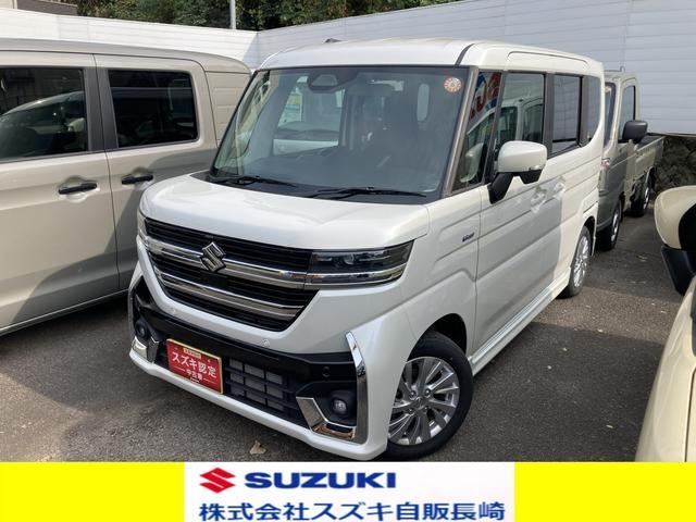 スペーシア　カスタム(スズキ) カスタム　ＨＹＢＲＩＤ　ＧＳ　片側電動ス 中古車画像