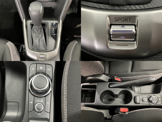 �y�����z�C��̏��Ȃ��V�t�g�m�u�ł����T�C�h�u���[�L�t�߂ɂ̓X�C�b�`�Ȃǂ��t���Ă��āA�I�[�f�B�I����Ȃǂ�����\�ł���