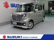 スズキ スペーシア　カスタム　４ＷＤ ハイブリッドＧＳ　４ＷＤ　全方位モニター
