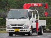 日野自動車 デュトロ ２ｔ　ロング　Ｗキャブ　３段フックイン