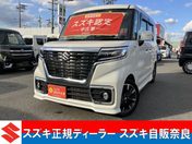 スズキ スペーシア　カスタム ＨＹＢＲＩＤ　ＸＳターボ　２型　ナビ付　