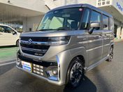 スズキ スペーシア　カスタム カスタム　ＨＹＢＲＩＤ　ＸＳターボ　前後