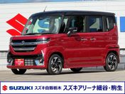 スズキ スペーシア　カスタム ＨＹＢＲＩＤ　ＸＳ　全方位モニター付ナビ