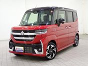 スズキ スペーシア　カスタム ＨＹＢＲＩＤ　ＸＳターボ　全方位モニター