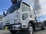 いすゞ フォワード 増トン６ｔ積アームロール新明和Ｗシリンダ