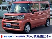 スズキ スペーシア ＨＹＢＲＩＤ　Ｘ　全方位モニター付ナビ　