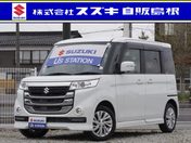 スズキ スペーシア　カスタムＺ カスタムＺ　全方位カメラ　ナビ　片側電動