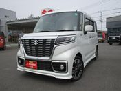 スズキ スペーシア　カスタム ＨＹＢＲＩＤ　ＸＳ　２型　両側電パワスラ