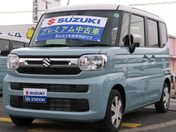 スズキ スペーシア ＨＹＢＲＩＤ　Ｘ　全方位９インチナビ　両