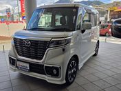 マツダ フレアワゴン　カスタムスタイル ハイブリッドＸＳ　バックカメラ　衝突被害