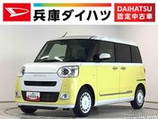 ダイハツ ムーヴ　キャンバス ストライプスＧターボ　１オーナー　クルコ