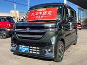 スズキ スペーシア　カスタム　４ＷＤ カスタム　ＨＹＢＲＩＤ　ＸＳ前後衝突被害