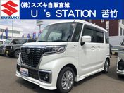 スズキ スペーシア　カスタム ＨＹＢＲＩＤ　ＧＳ　２型　８インチカーナ