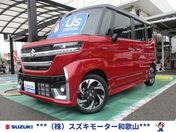 スズキ スペーシア　カスタム ハイブリッドＸＳ　全方位モニターナビ　ス