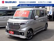 スズキ スペーシア　カスタム　４ＷＤ ＨＹＢＲＩＤ　ＸＳ　全方位モニター付ナビ