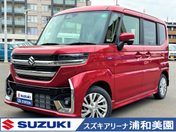 スズキ スペーシア　カスタム カスタム　ＨＹＢＲＩＤ　ＧＳ　追従機能付