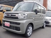スズキ スペーシア ハイブリッドＧ　車線逸脱警告　禁煙　デュ
