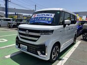 スズキ スペーシア　カスタム カスタム　ＨＹＢＲＩＤ　ＸＳターボ　ナビ
