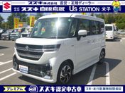 スズキ スペーシア　カスタム　４ＷＤ カスタム　ＨＹＢＲＩＤ　ＸＳターボ