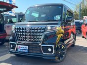 スズキ スペーシア　カスタム　４ＷＤ ハイブリッドＸＳターボ　４ＷＤ　☆全方位