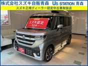 スズキ スペーシア　カスタム　４ＷＤ カスタム　ＨＹＢＲＩＤ　ＸＳターボ　４Ｗ