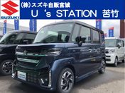 スズキ スペーシア　カスタム ＨＹＢＲＩＤ　ＸＳターボ　全方位カメラ付