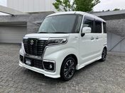 スズキ スペーシア　カスタム ハイブリッドＸＳ　社外ナビ＆地デジ・バッ