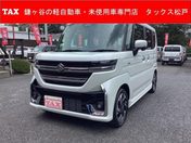 スズキ スペーシア　カスタム ハイブリッドＸＳターボ　届出済み未使用車